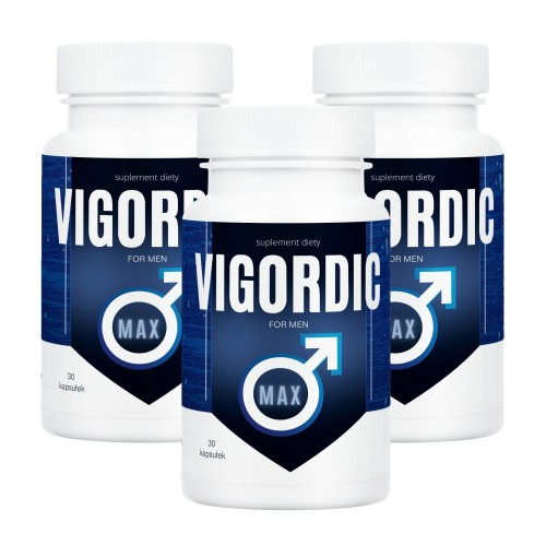 3x Vigordic Max - kapsułki na potencje!