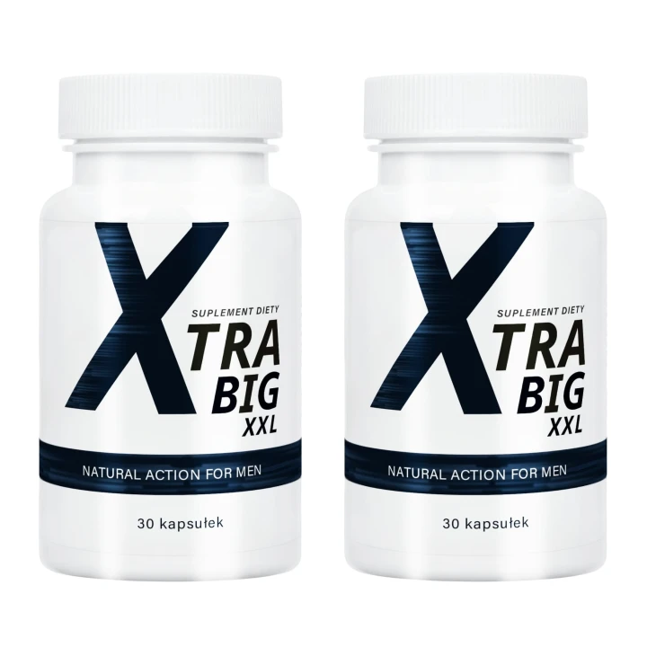 2x XtraBig XXL - 30 KAPSUŁEK NA WZMOCNIENIE I UTRZYMANIE EREKCJI