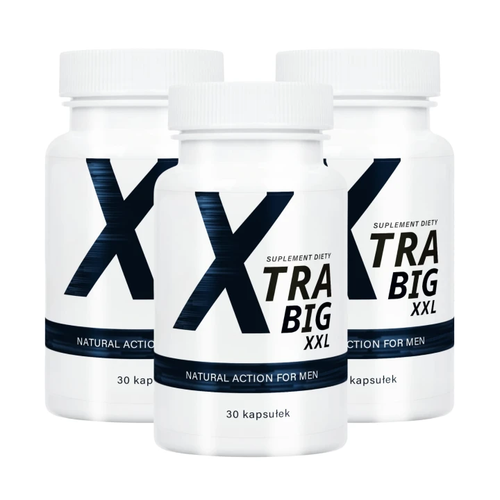 3x XtraBig XXL - 30 KAPSUŁEK NA WZMOCNIENIE I UTRZYMANIE EREKCJI