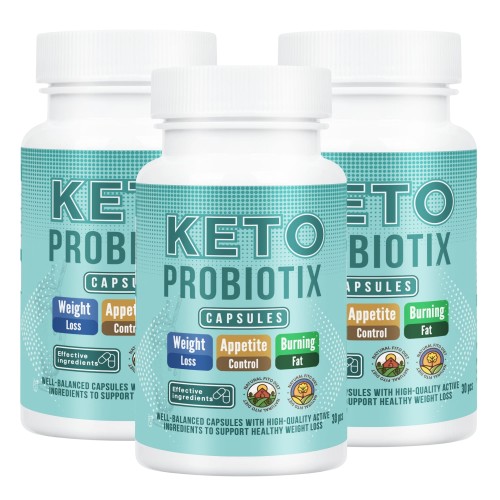3x Keto Probiotix Caps - Skuteczne kapsułki na naturalne odchudzanie 30szt.