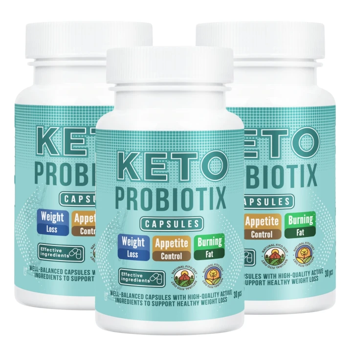 3x Keto Probiotix Caps - Skuteczne kapsułki na naturalne odchudzanie 30szt.