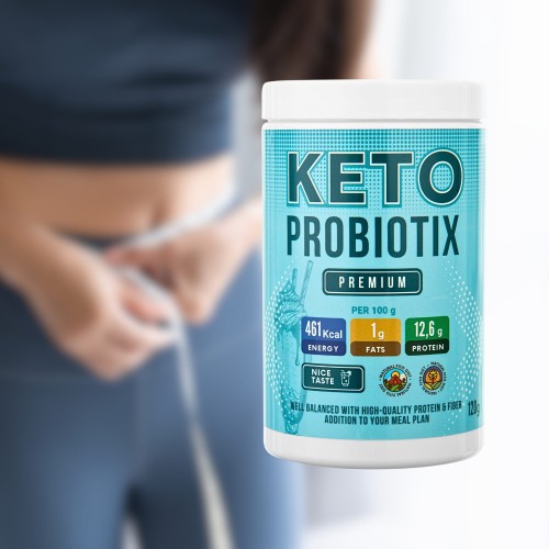 KETO PROBIOTIX PROBIOTYK - Suplement diety wspomagający odchudzanie 120g