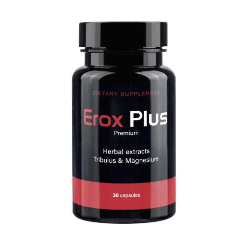 EROX PLUS - SILNY ŚRODEK NA POPRAWĘ POTENCJI, EREKCJI I LIDIBO 30kaps.
