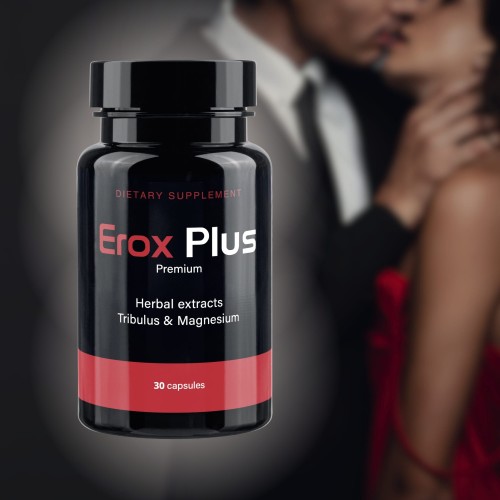 EROX PLUS - SILNY ŚRODEK NA POPRAWĘ POTENCJI, EREKCJI I LIDIBO 30kaps.