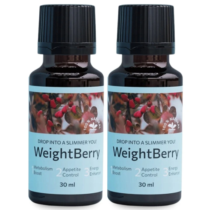 2x Weight Berry - naturalny sposób na odchudzanie, krople 30ml