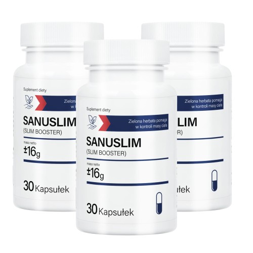 3x SANUSLIM – Naturalny sposób na odchudzanie 30kaps.