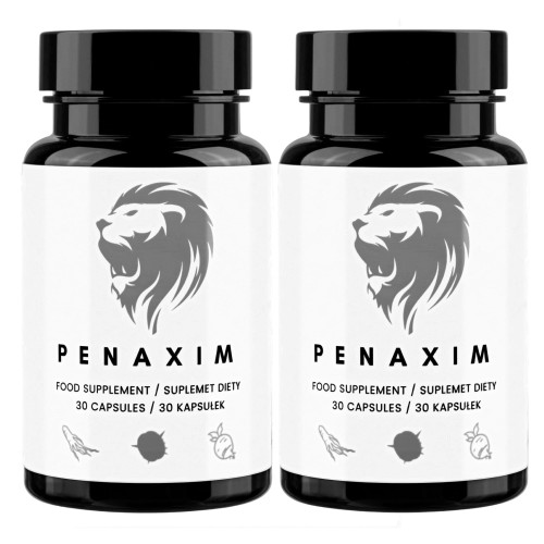 2x PENAXIM - Na silną potencję, erekcję, wzwody, libido i powiększenie 30k.