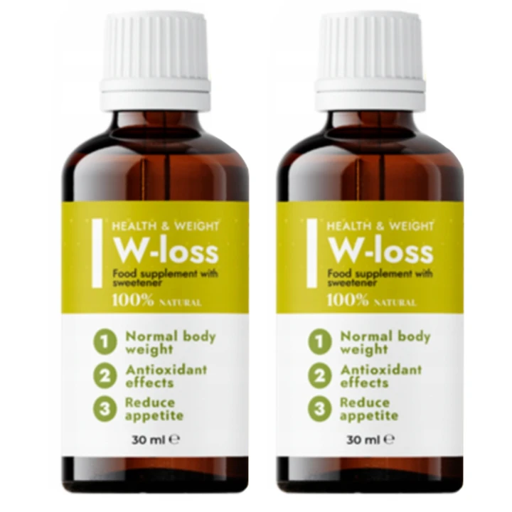 2x W-Loss - Naturalne krople na szybkie odchudzanie