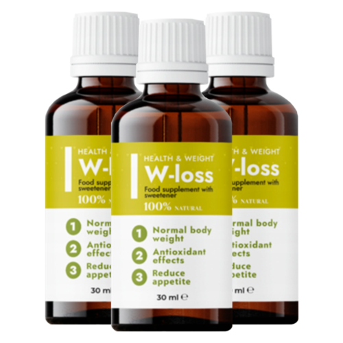 3x W-Loss - Naturalne krople na szybkie odchudzanie