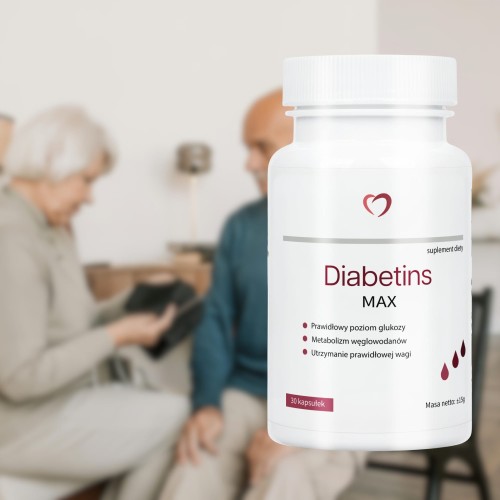2x DIABETINS MAX - Kapsułki wspierające prawidłowy poziom cukru i metabolizm