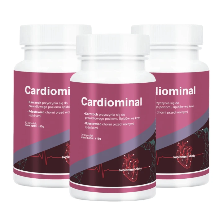 3x Cardiominal – wsparcie dla serca i układu krążenia 30 kapsułek