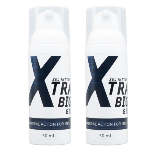2x XtraBig Gel - żel intymny na wzmocnienie i utrzymanie erekcji