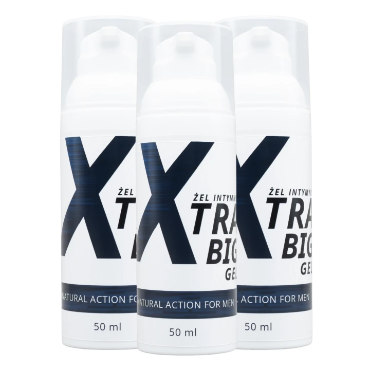 3x XtraBig Gel - żel intymny na wzmocnienie i utrzymanie erekcji