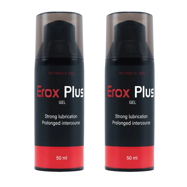 2x Erox Plus Gel - żel intymny na wzmocnienie i utrzymanie erekcji