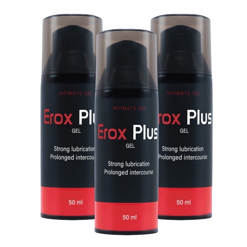 3x Erox Plus Gel - żel intymny na wzmocnienie i utrzymanie erekcji