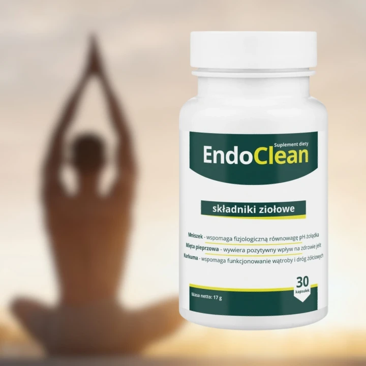 2x EndoClean - Detoksykacja organizmu i wsparcie pracy jelit 30 kaps