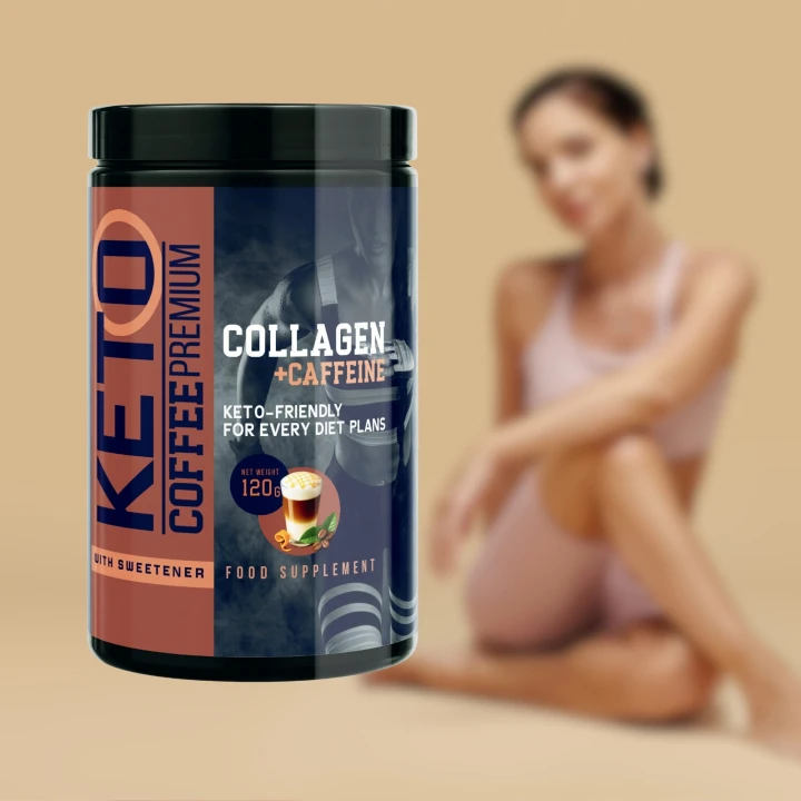 2x Keto Coffee Premium - Białkowy suplement diety wspierający odchudzanie 120g