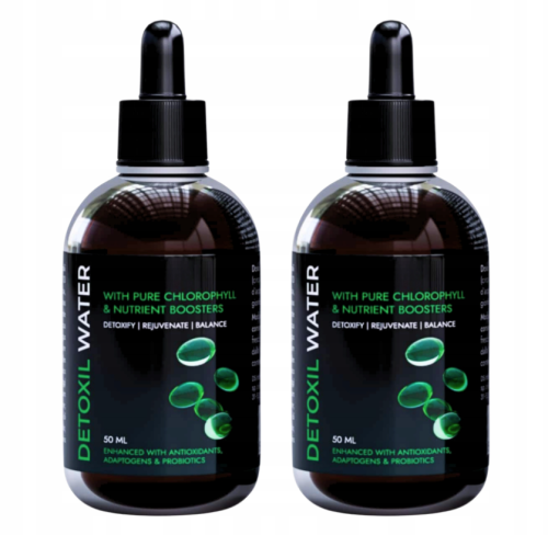 2x Detoxil Water – Krople Wspomagające Oczyszczanie Organizmu 50 ml