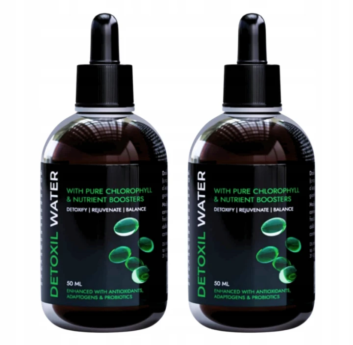 2x Detoxil Water – Krople Wspomagające Oczyszczanie Organizmu 50 ml