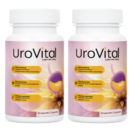 2x UroVital – wsparcie układu moczowego 30 kapsułek
