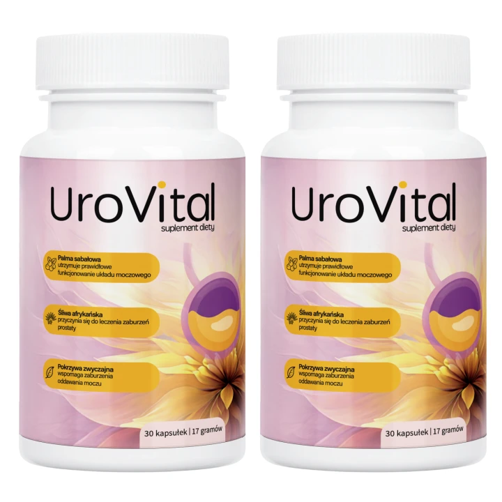 2x UroVital – wsparcie układu moczowego 30 kapsułek