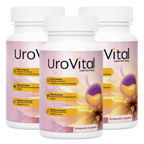 3x UroVital – wsparcie układu moczowego 30 kapsułek