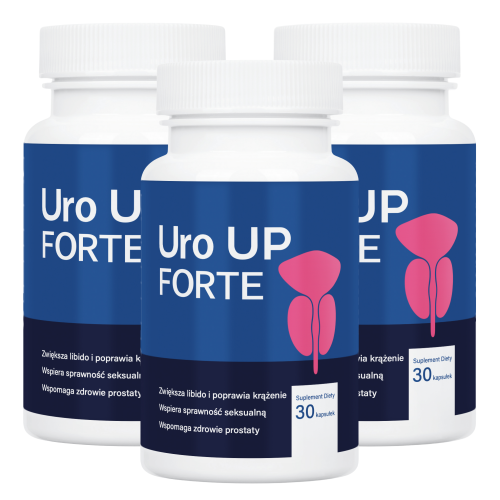 3x Uro Up Forte – Naturalne wsparcie prostaty i układu moczowego 30 kaps